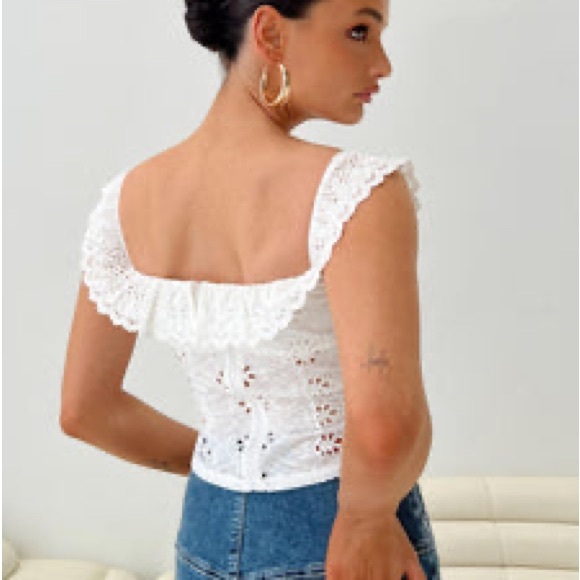 DEBELLA TOP WHITE - Picture 2 of 11